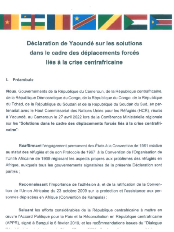Déclaration Yaoundé