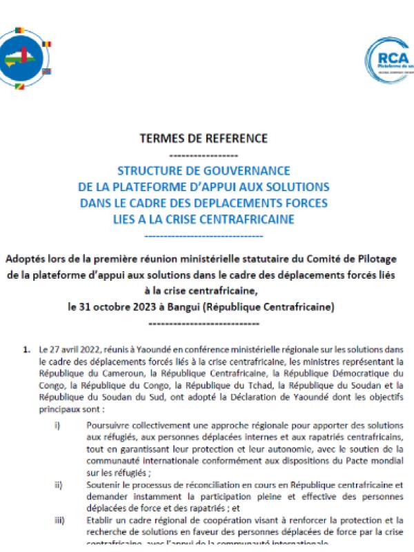 TdR structure gouv